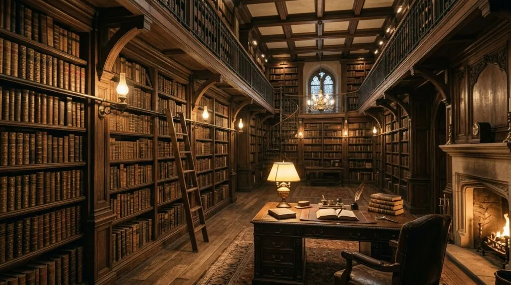  Zamkowa biblioteka Ernsta Gütschowa w zamku Czocha, historia zamku Czocha w XX wieku